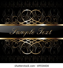 Abstract background luxury gold, vector illustration.