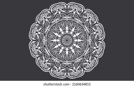 Abstrakter Hintergrund. Luxuriöses Ziermandaladesign.
