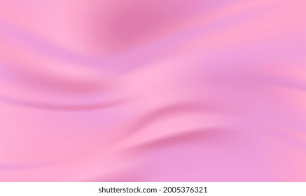 Abstract background luxury pink fabric or liquid wave or wavy folds grunge silk texture satin velvet material. The luxury of pink fabric texture background.Cloth soft wave.Creases of satin,silk.Vector