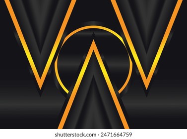 Fondo Abstractas con estilo lujoso, luminoso y elegante, color dominante negro y dorado. Se puede utilizar en Fondo de pantalla, Anuncio, telón de fondo, póster, tarjeta, cubierta y más