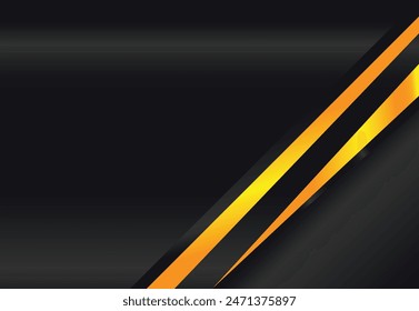 Abstract background with luxury style, minimalist and elegant, dominant color black and gold. Can be used in wallpaper, banner, backdrop, poster, card, cover and more