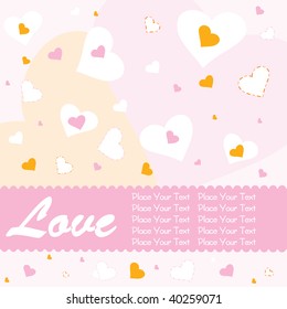 abstract background with macro and sample text