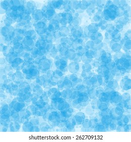 Abstract background made of big and small light blue circles