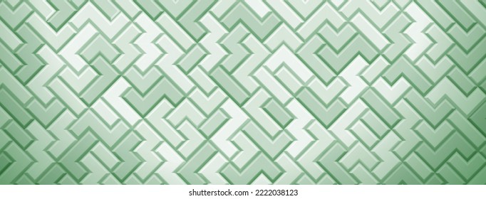 Abstract background made of blocks in light green colors