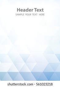 Abstract background made up of blue triangular shapes