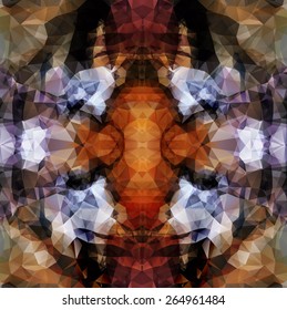 Abstract background made by triangles, vector