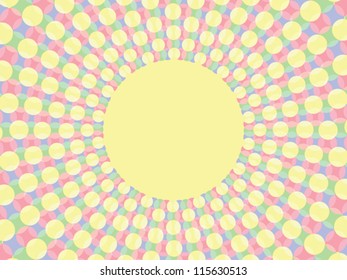 abstract background made of color circles vector illustration