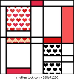 Abstract background made from color squares