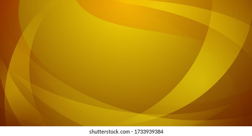 Abstract background made of curved lines in yellow colors