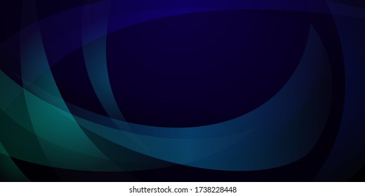 Abstract background made of curved lines in dark blue colors