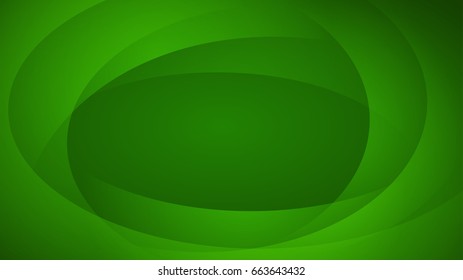 Abstract background made of curved lines in green colors