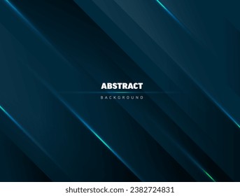 Abstract background made from dark blue blurred stripes with place for your text. Nice fresh background for banner flyer header or social media status with blue accent