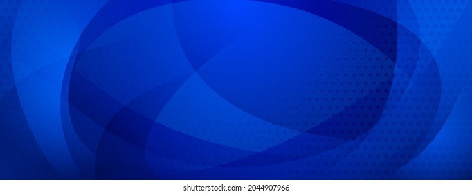 Abstract background made of dots and curves in blue colors