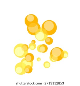 Fondo abstracto hecho de esferas brillantes