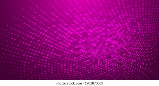 Abstract background made of halftone dots in purple colors