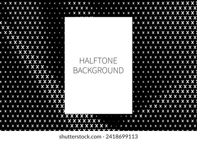 Abstract background made of halftone dots