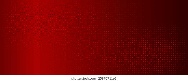Abstract background made of halftone dots in red colors. modern design