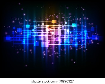 abstract background "made of light" collection
