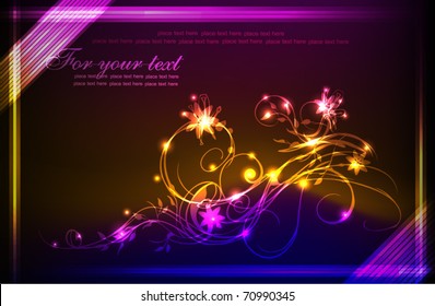 abstract background "made of light" collection