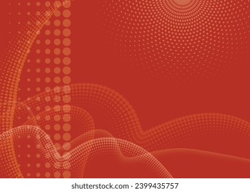 abstract background made of lines and flat shapes