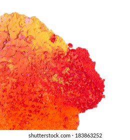 Abstract background made of melted wax pencil. Vector illustration.
