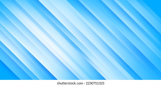 Abstract background made of oblique stripes in shades of light blue colors