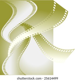 Abstract background made of parts of film