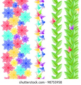 Abstract background made of pink paper flowers