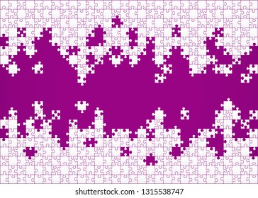 Abstract background made from puzzle pieces. Vector illustration, eps 8.