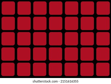 abstract background made of red cubes
