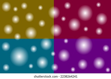 Fondo abstracto hecho de bolas borrosas brillantes