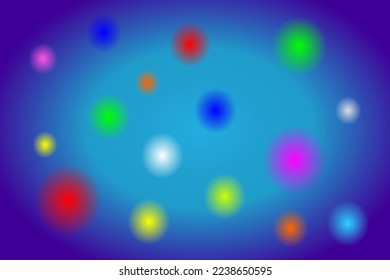Abstract background made of shiny blurred balls