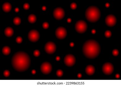 Abstract background made of shiny blurred balls
