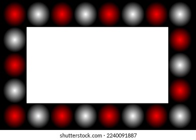 Abstract background made of shiny blurred balls