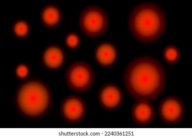 Abstract background made of shiny blurred balls
