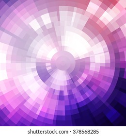 Abstract background made of shiny mosaic pattern. Disco style. Music flyer. Music poster. Clubbing poster. Nightclub banner. 