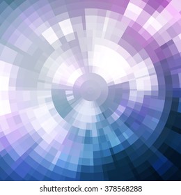 Abstract background made of shiny mosaic pattern. Disco style