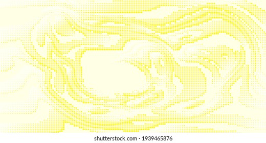 Abstract  background made of small circles.vectors of yellow patterns.easy to use and customize. vector illustration