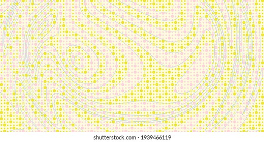 Abstract  background made of small circles.vectors of yellow patterns.easy to use and customize. vector illustration