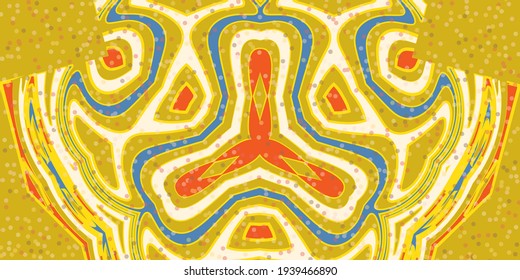Abstract  background made of small circles.vectors of yellow patterns.easy to use and customize. vector illustration