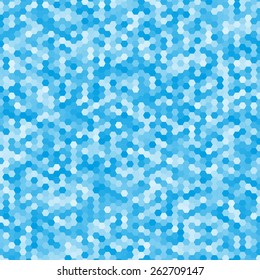 Abstract background made of small light blue hexagons