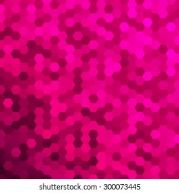 Abstract background made of small purple hexagons