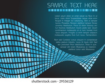 Abstract background made from squares