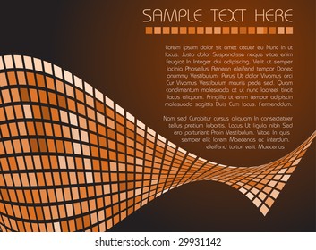 Abstract background made from squares