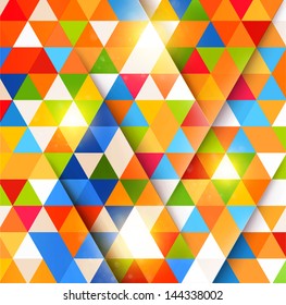 Abstract background made of triangles. Eps10 vector.