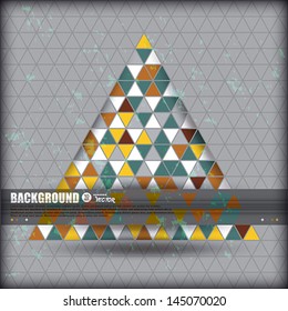 Abstract background made of triangles. Vector eps 10 illustration.