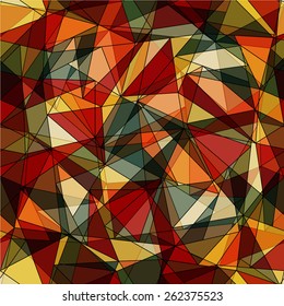 Abstract background made from triangles - vector illustration. You can use it to fill your own background.