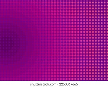 Fondo abstracto, color magenta. Diseñar el estilo de las historietas. Patrón de medio tono retro. Ilustración del vector