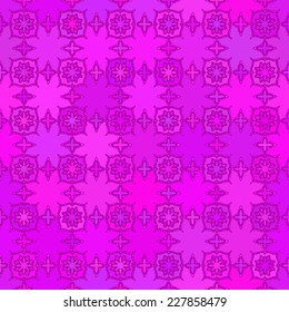 Abstrakter Hintergrund Magenta delikate nahtlose Ornament Nahtlose Muster