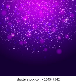 Abstract background with magic bokeh